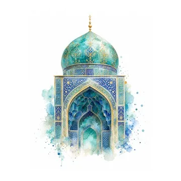 Architecture persane — dôme turquoise