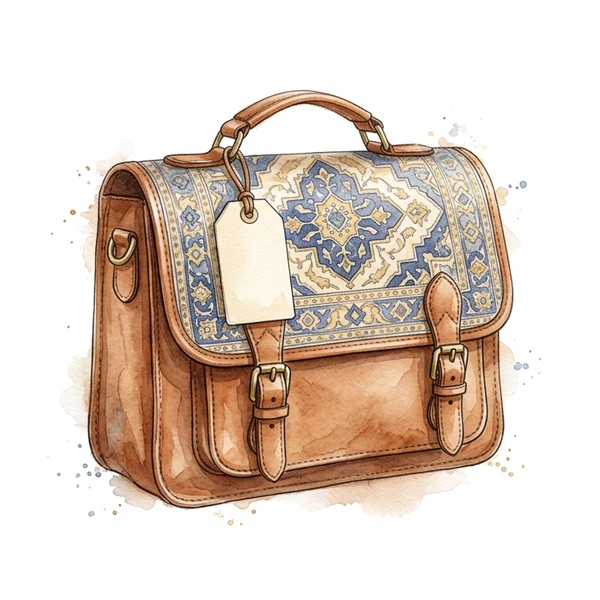 Partir — sacoche de voyage en cuir