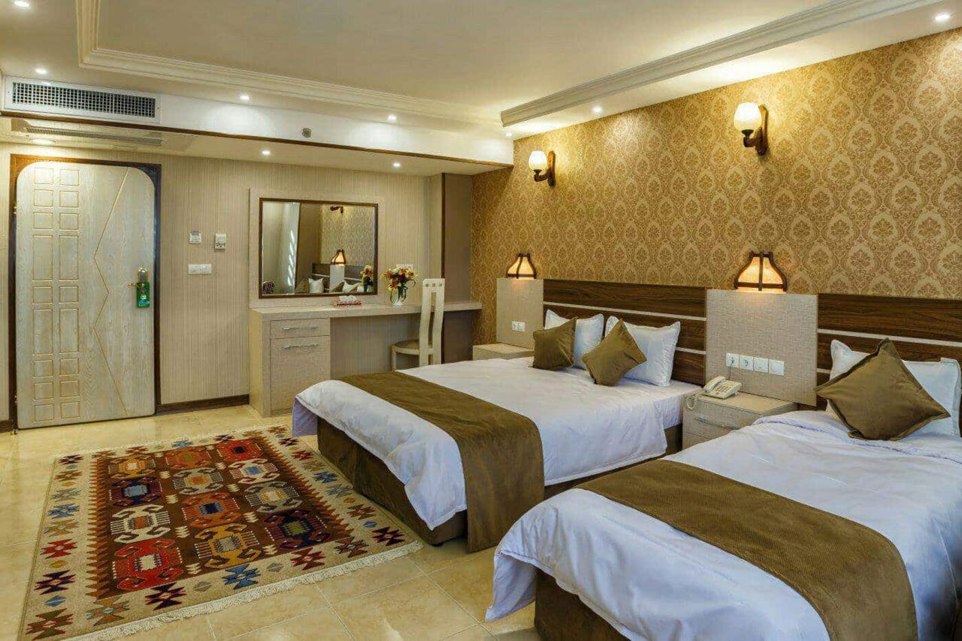 Chambre de l’hôtel Venus, Ispahan